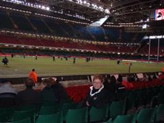 Kath at the Millenium Stadium